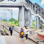 At Kopar station, new foot overbridge creates hurdle for 15-coach platform work