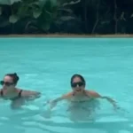 Neena Gupta shares a picture with her swimming partner