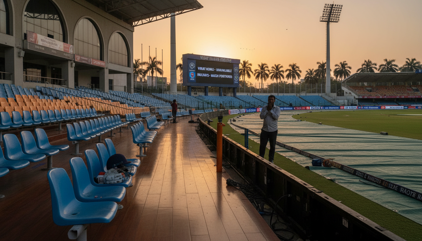 Vijay Hazare Trophy: Virat Kohli to Miss Delhi's Clash Against Railways